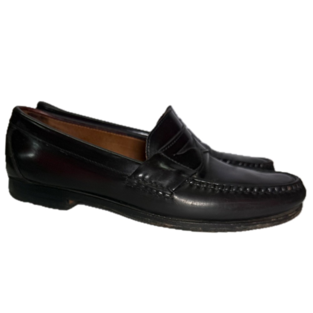 Allen Edmonds Walden Loafers Mens 9.5 E Burgundy Leather Penny Slip On 4247